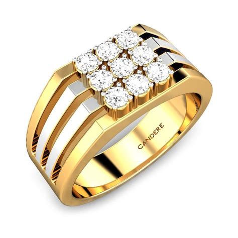 designer gold rings for men